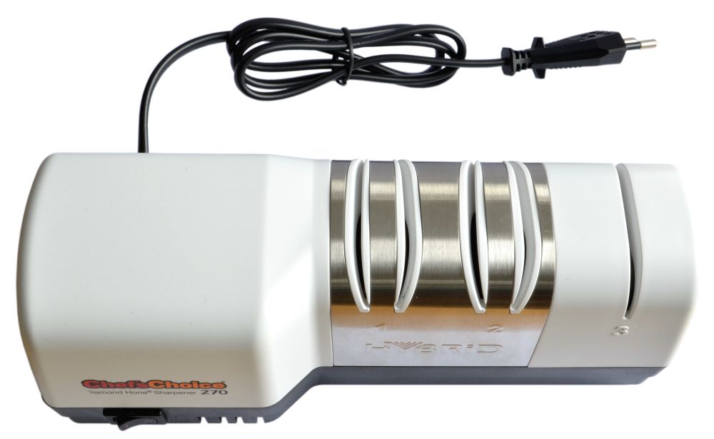 ChefsChoice Messerschärfer CC-270 – 3 Geschwindigkeiten elektrisch/manuell_Detail von oben
